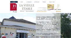Desktop Screenshot of hotel-vieille-etable.com